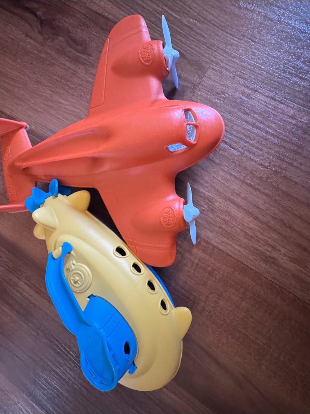 Baby Bath Toys: Green Toys Brand - Plane and Submarine